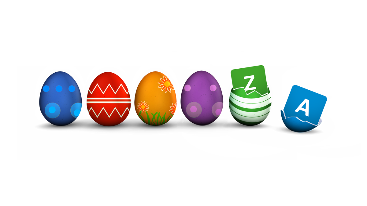 Easter eggs - Kadaza